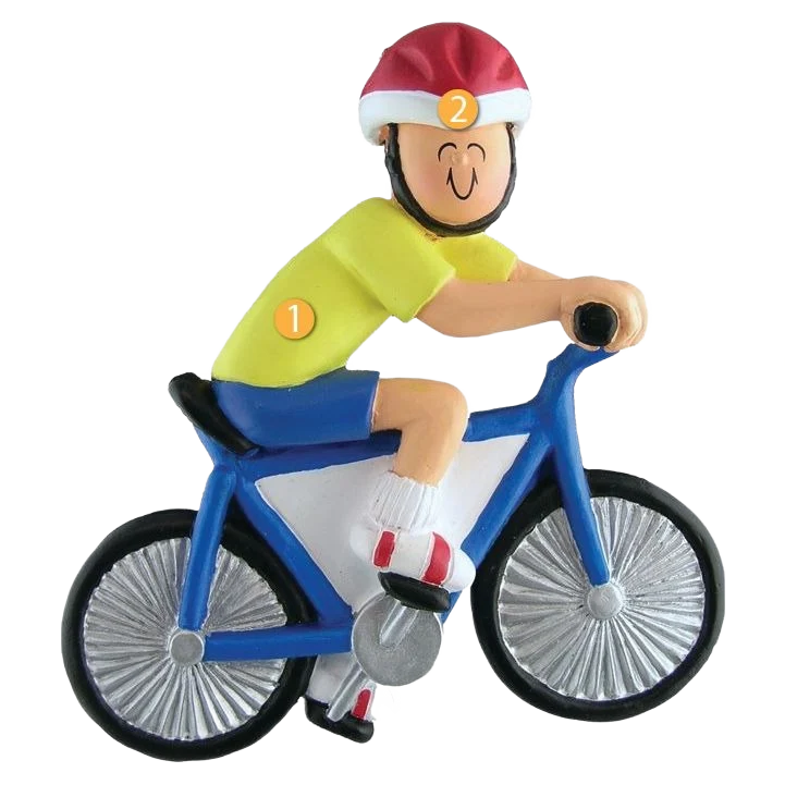 High-End Ornament Central Personalized Male Bicycle Rider Ornament Reliable