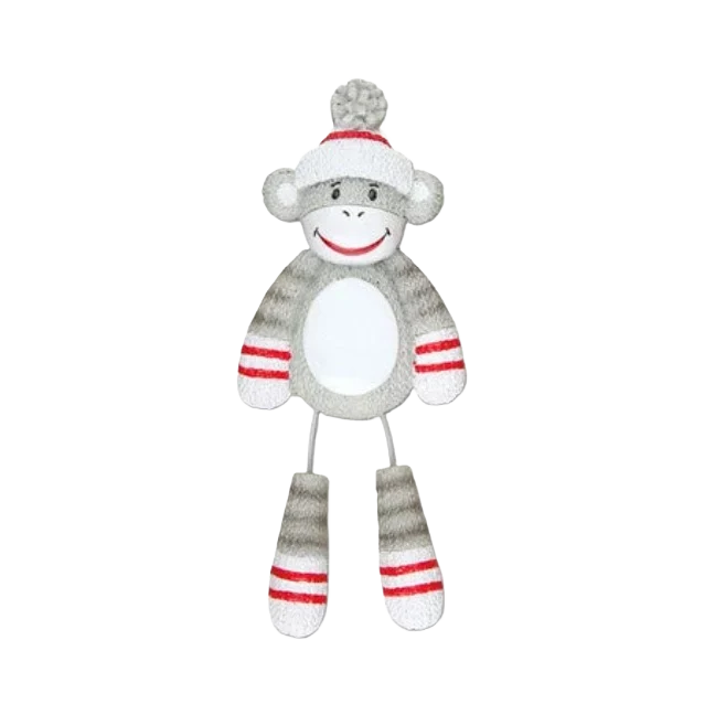 Organic PolarX Personalized Sock Monkey Ornament Innovative