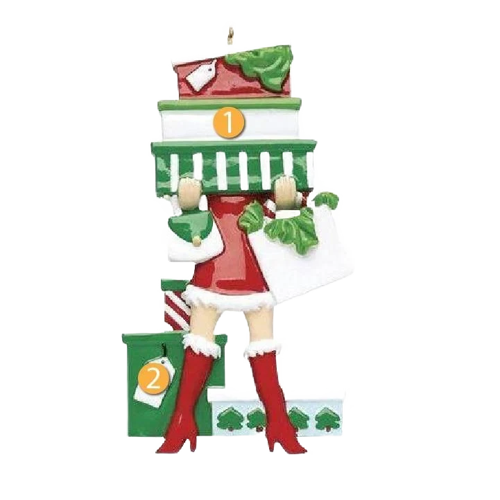 Fine Rudolph Me Personalized Born to Shop Ornament Stylish