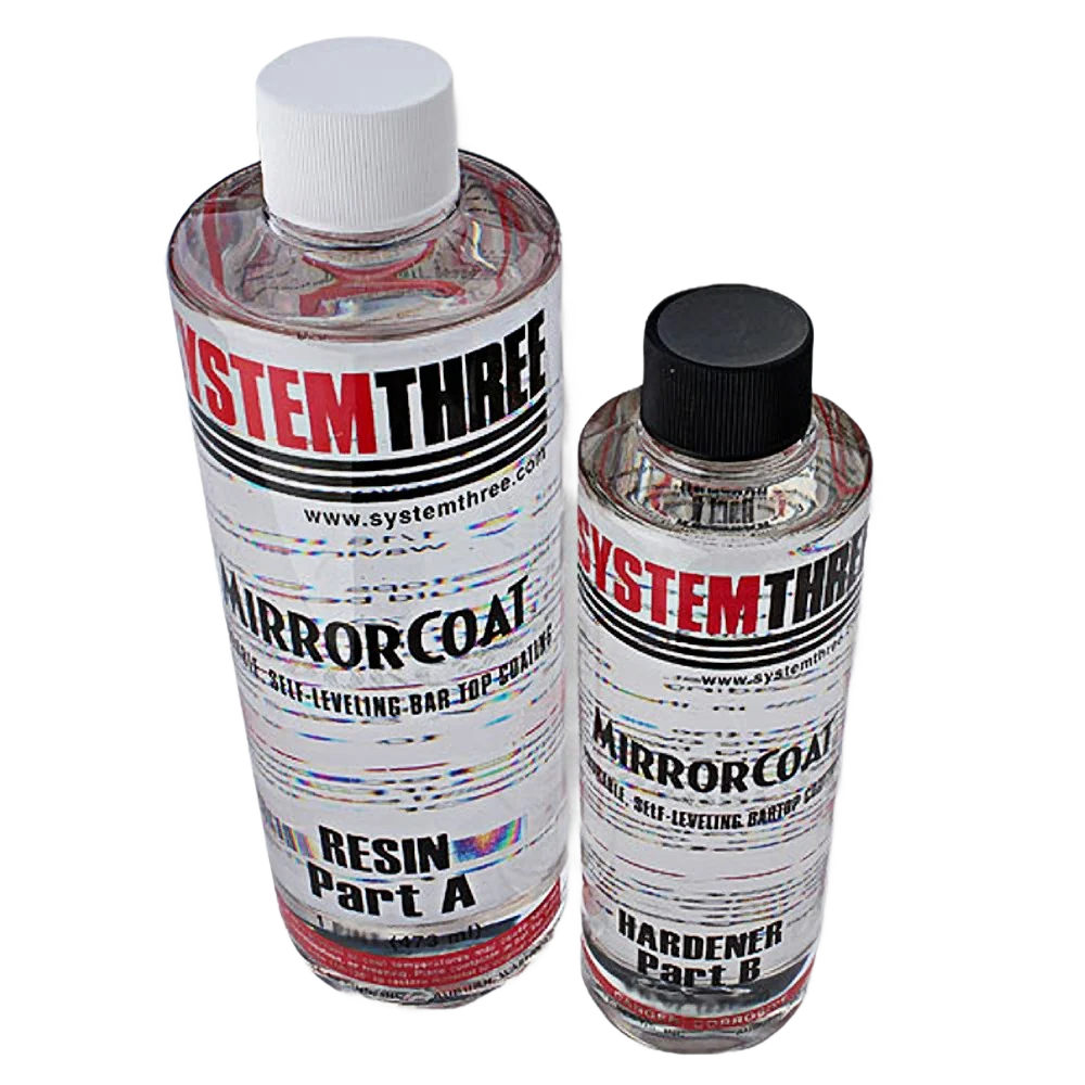 High-Performance System Three Mirror Coat Bar Top Finish 1.5 Quart Professional