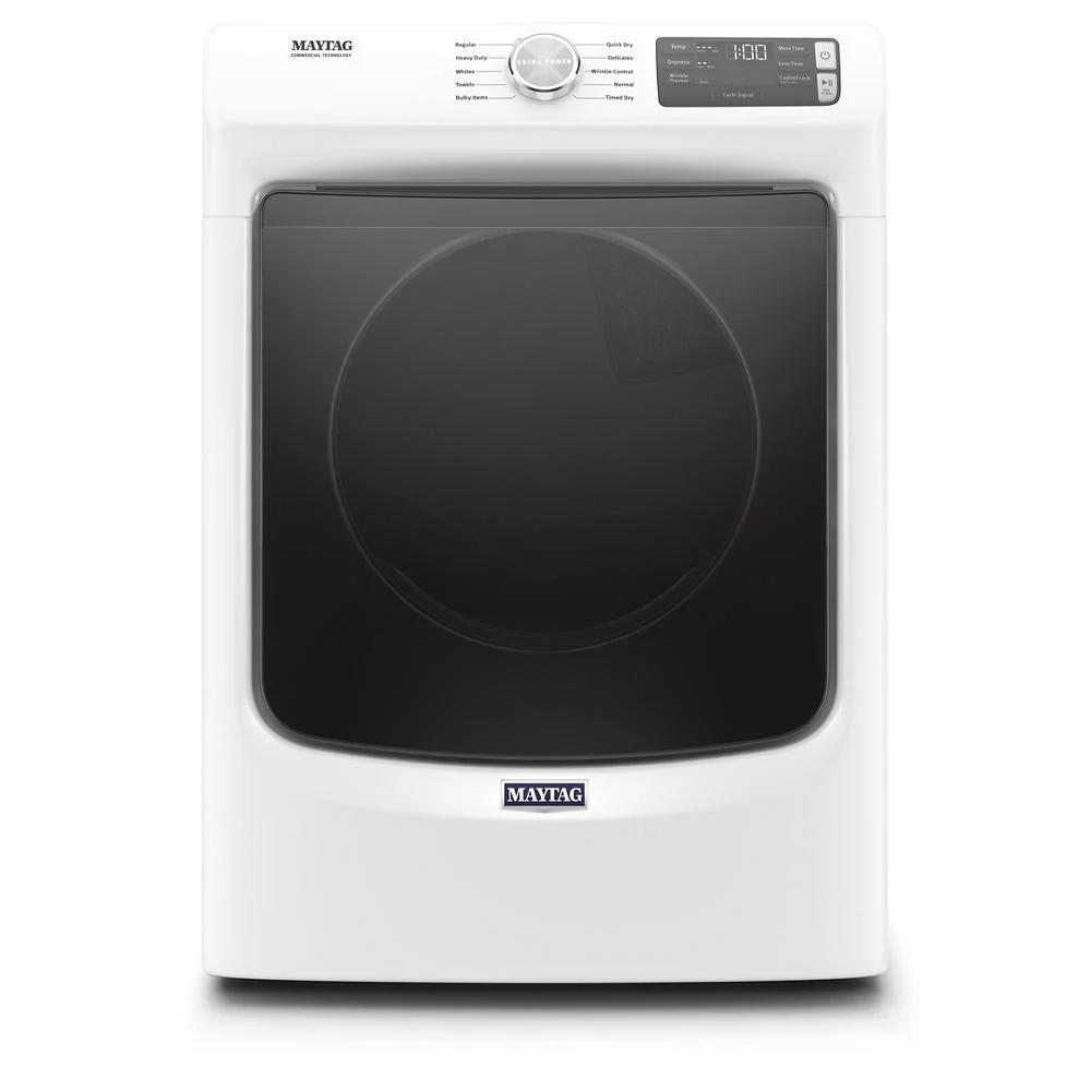 Eco-Friendly Front Load Electric Dryer with Extra Power and Quick Dry cycle - 7.3 cu. ft. Premium Material