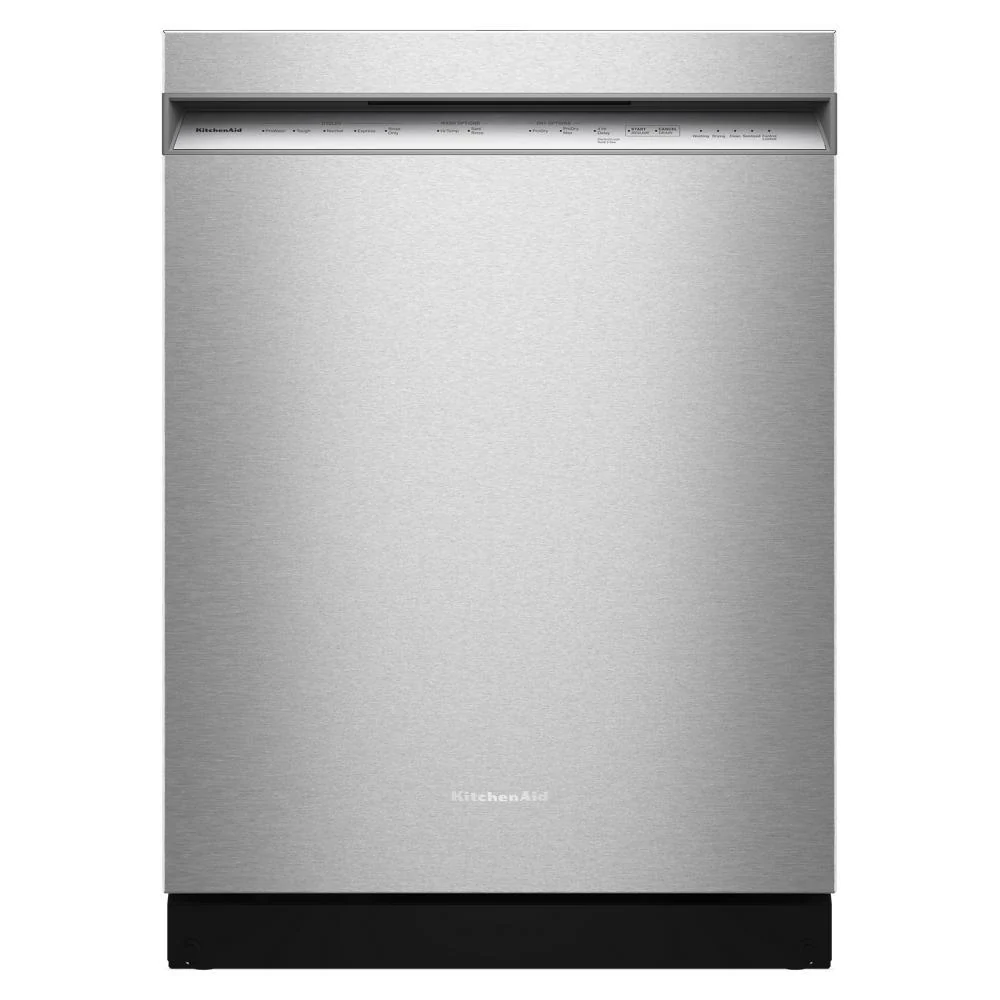 Powerful KitchenAid® Third Level Utensil Rack Dishwasher with 30 Total Wash Jets in PrintShield Finish 47 dBA Flexible