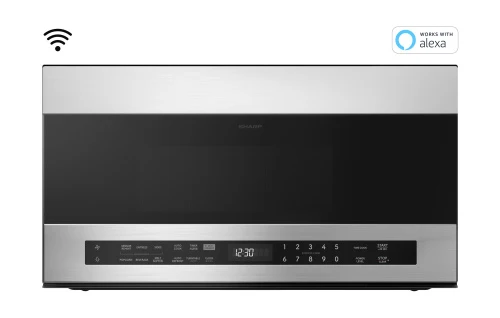 Detailed 30 1.7 CF Smart Over-the-Range Microwave Oven Fashionable