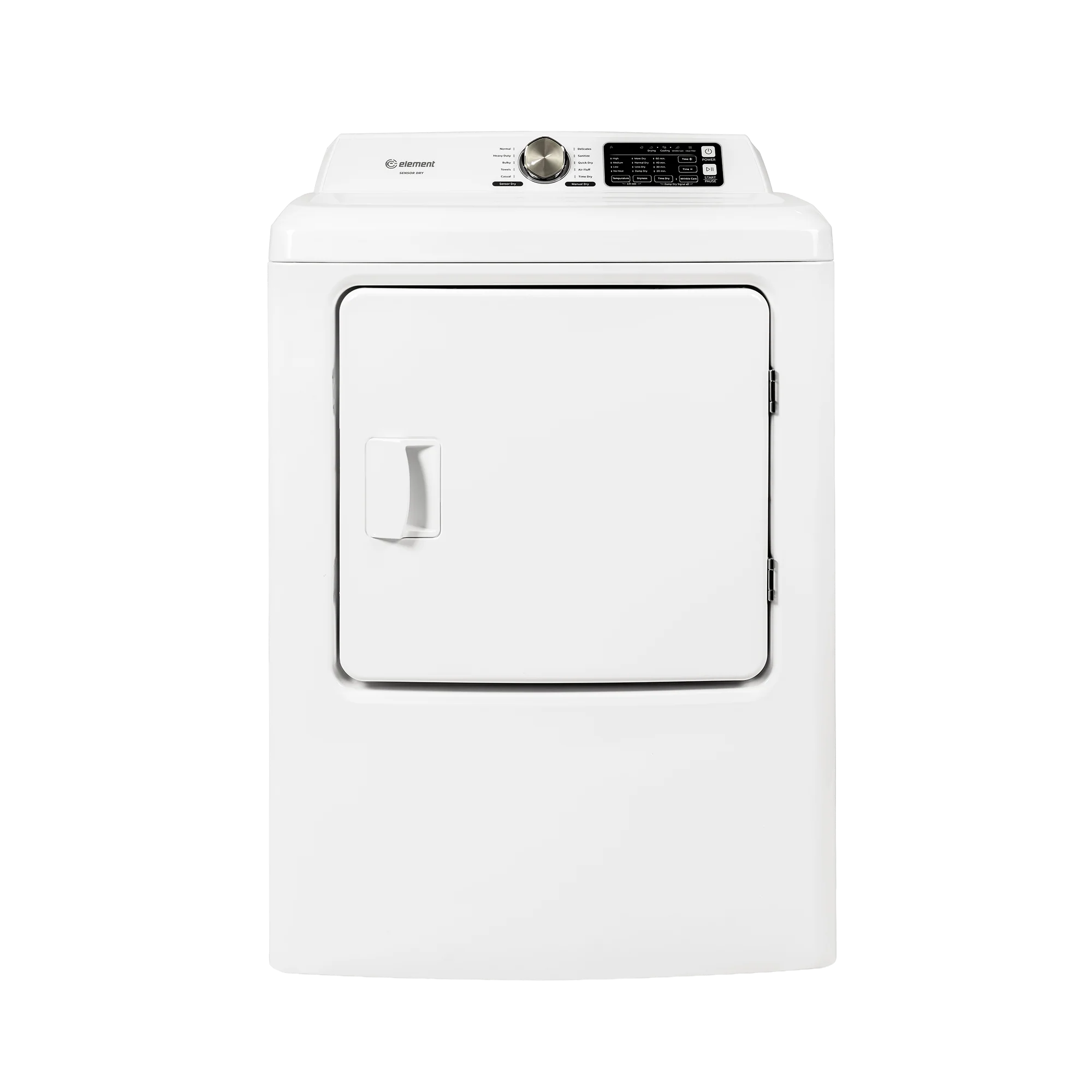 Outstanding Element Electronics 7.0 cu. ft. Front Load Electric Dryer - White ETD7027ECW Healthy