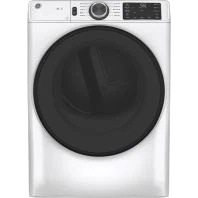 Crafted GE® ENERGY STAR® 7.8 cu. ft. Capacity Smart Front Load Electric Dryer with Sanitize Cycle First-Class