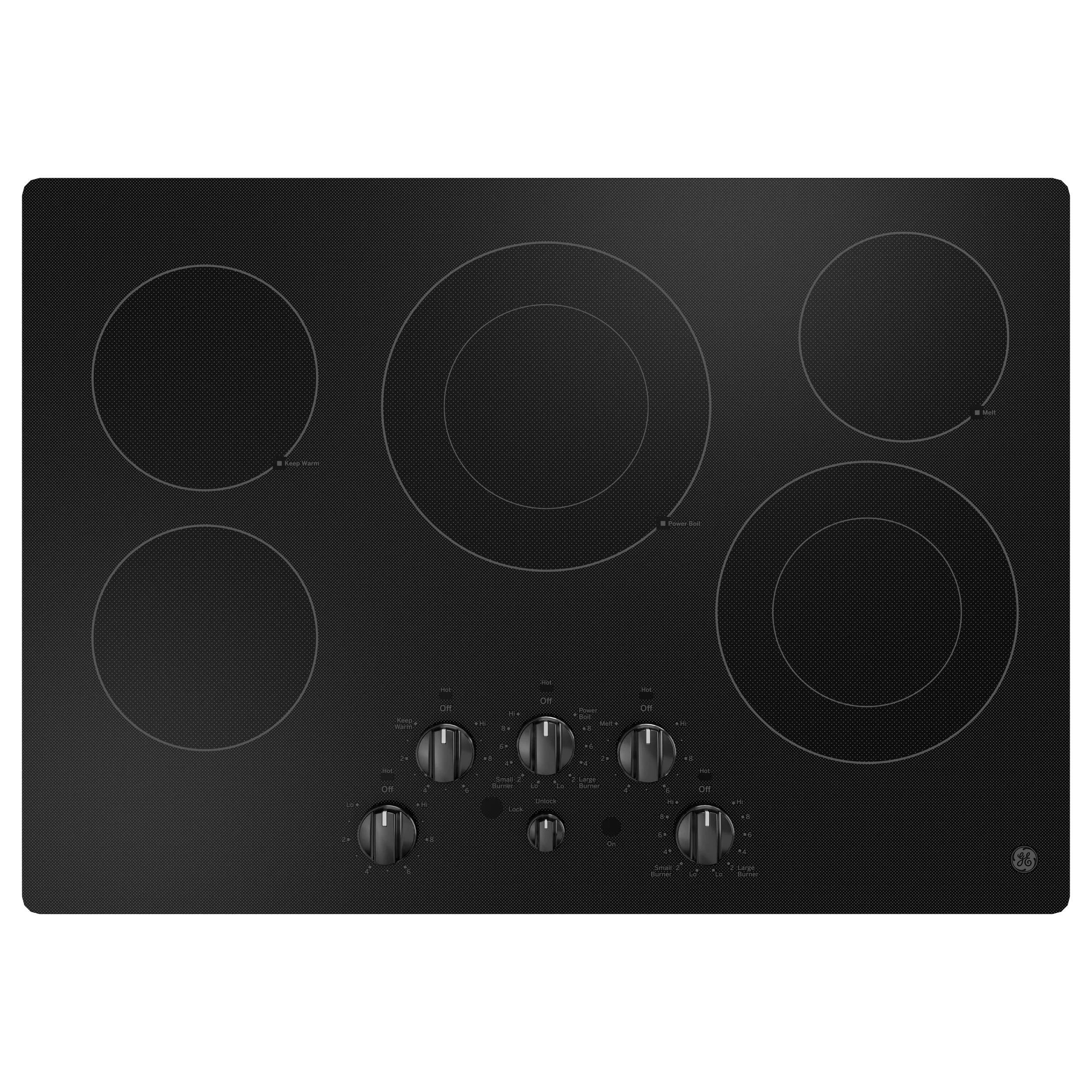 Genuine GE® 30 Built-In knob Control Electric Cooktop Efficient