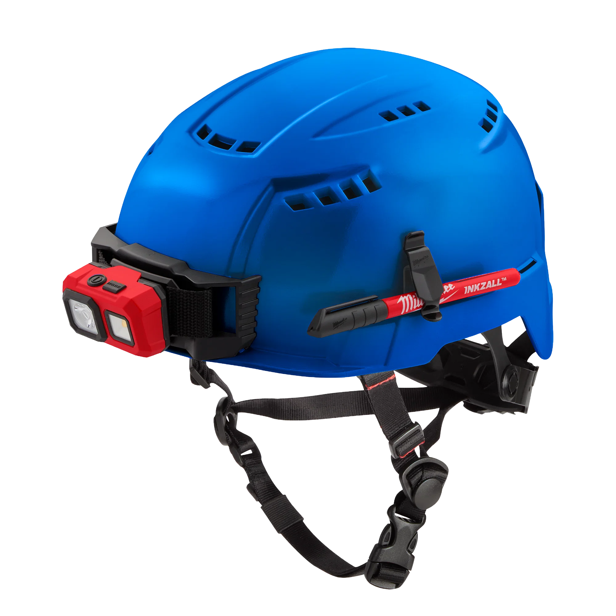 Traditional Milwaukee BOLT™ Blue Vented Safety Helmet USA - Type 2 Class C Elegant