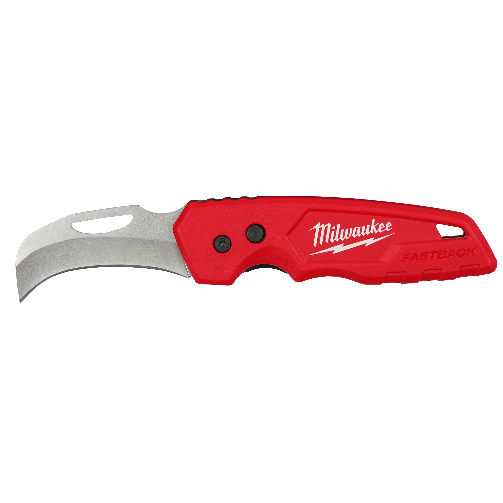 Refined Milwaukee FASTBACK™ Hawkbill Folding Knife User-Friendly
