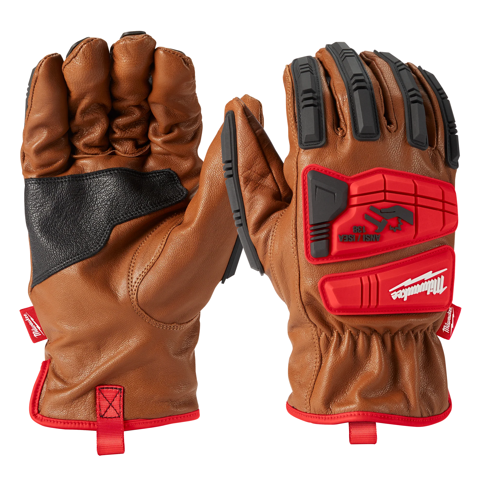 Secure Milwaukee Med Impact Cut Level 3 Goatskin Leather Gloves Pure