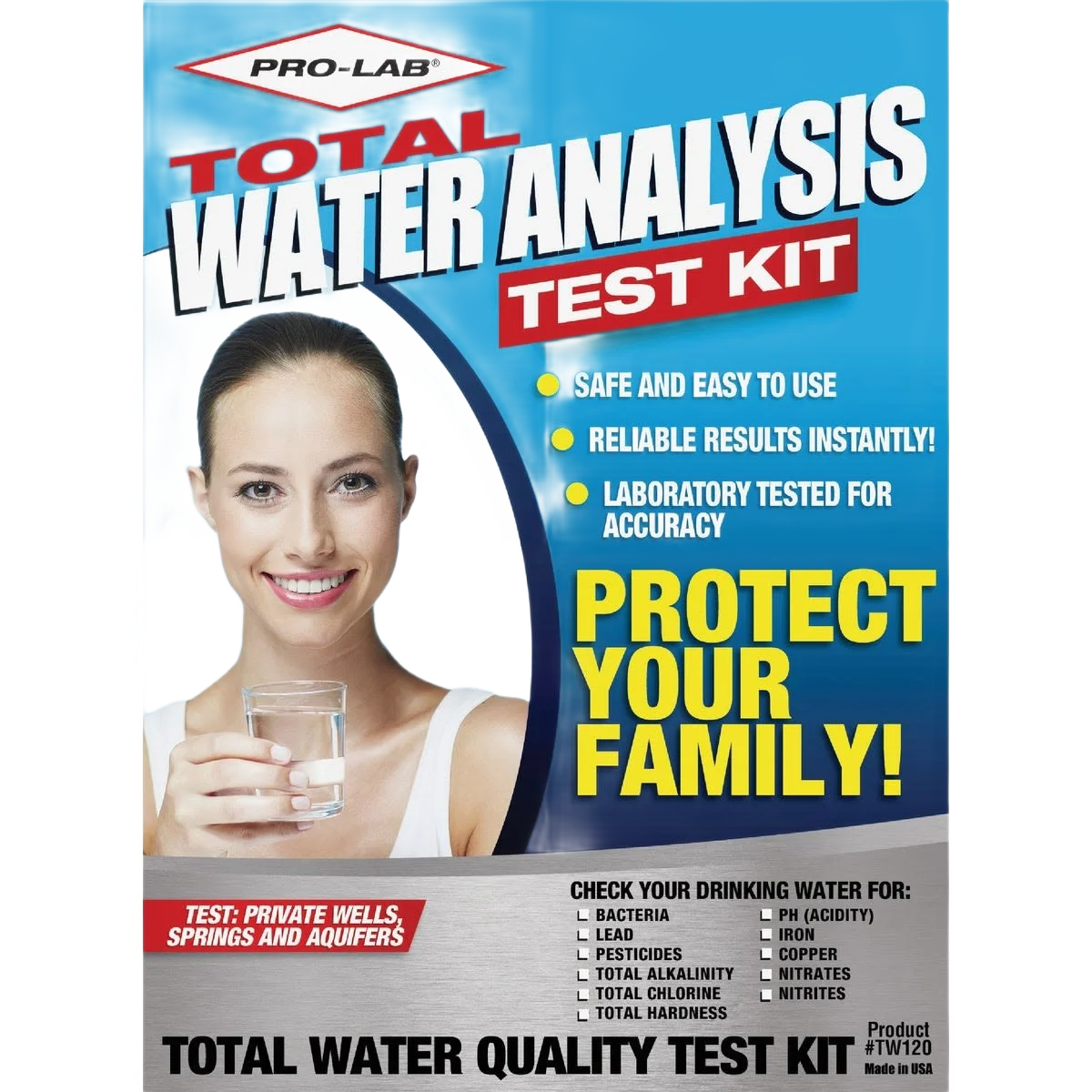 Prestigious Pro-Lab Total Water Quality Test Kit Breathable