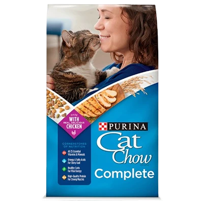 Luxury Purina Cat Chow Complete Dry Cat Food 3 lb. Elegant