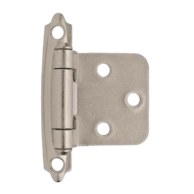 Reliable Amerock Varying Overlay Self-Closing Face Mount Satin Nickel Cabinet Hinge Original
