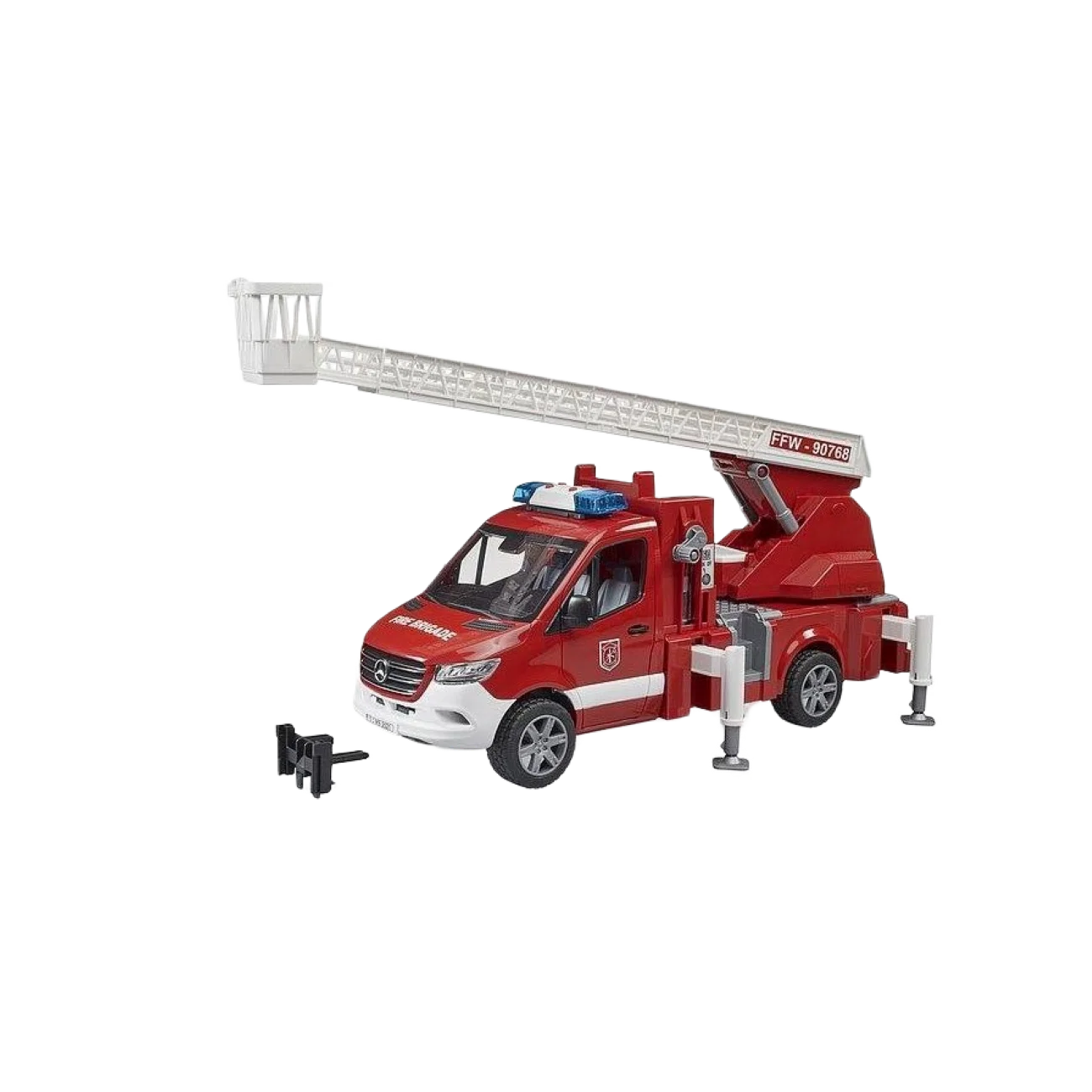 Lightweight Bruder MB Sprinter Fire Engine with Ladder Healthy