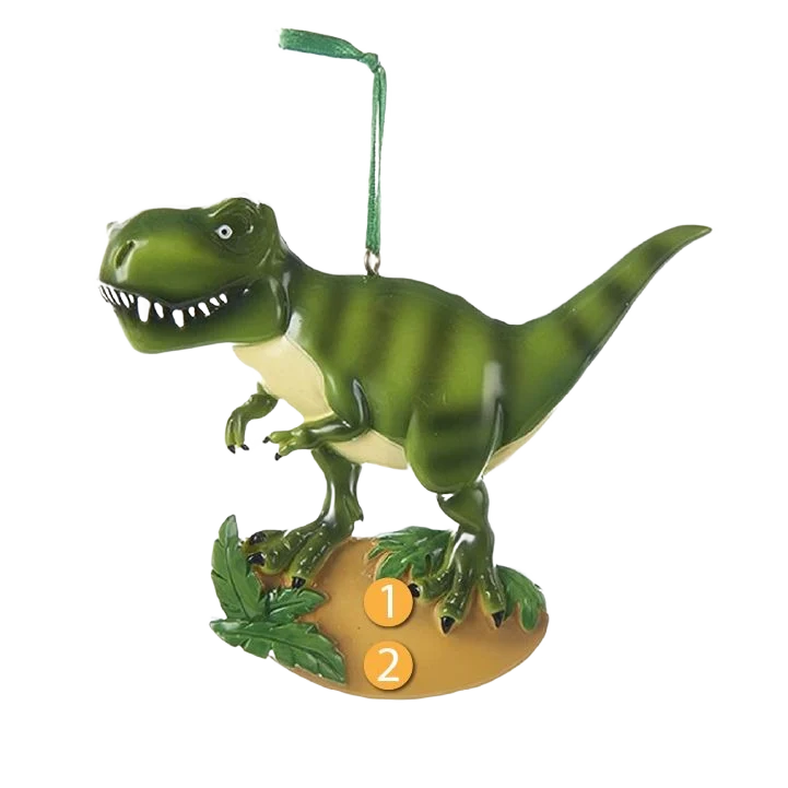 Durable Kurt S. Adler Personalized T-Rex Ornament Original
