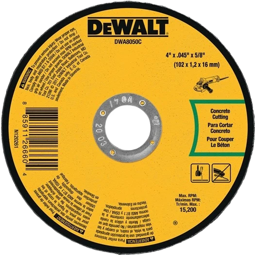 Flexible DEWALT 4-1 2 X .045 X 7 8 T1 Masonry Cutting Wheel Durable