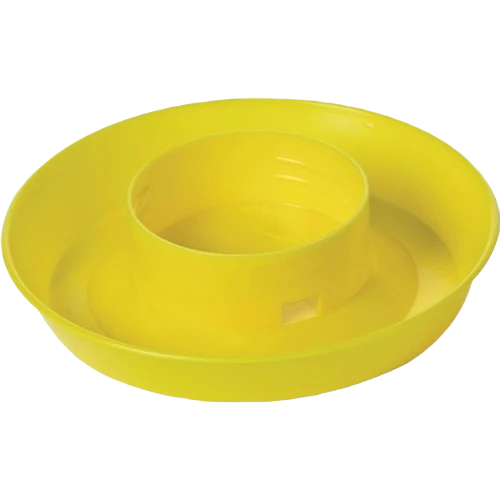 Premium Little Giant 1-qt Yellow Screw-On Poultry Waterer Base Unique