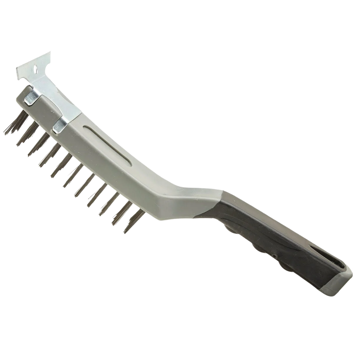 Fast Hyde Stiff Wire Stripping Brush with Scraper Premium