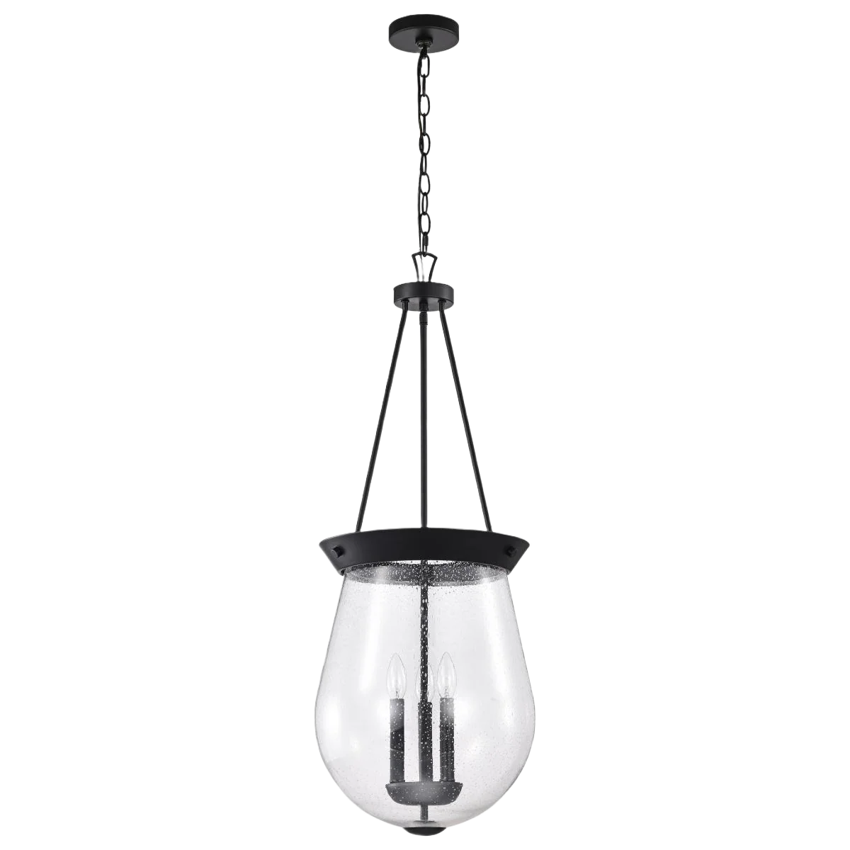 Elite Satco Boliver 14 Matte Black Light Pendant Exclusive