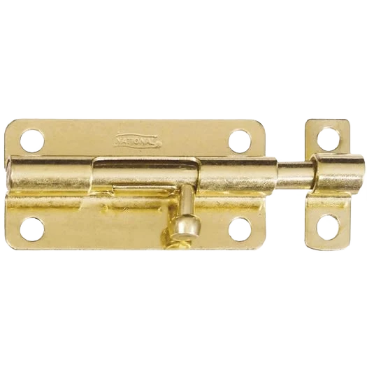 Classic National Hardware 4 Brass Steel Door Barrel Bolt High-Grade