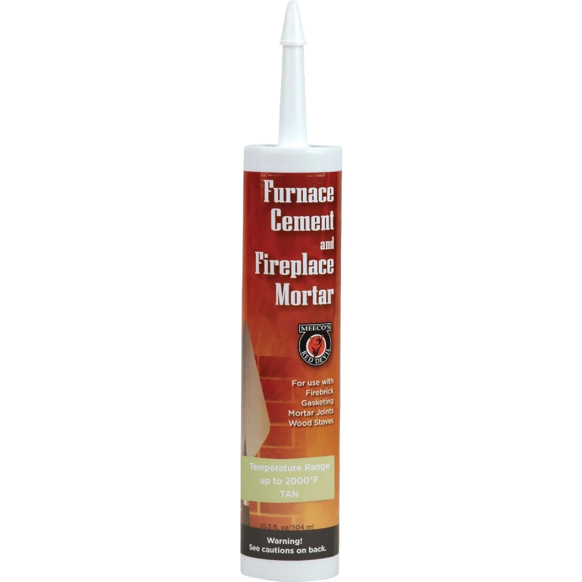 Exceptional Meeco's Red Devil Tan Furnace Cement and Fireplace Mortar 10.3 oz. Casual