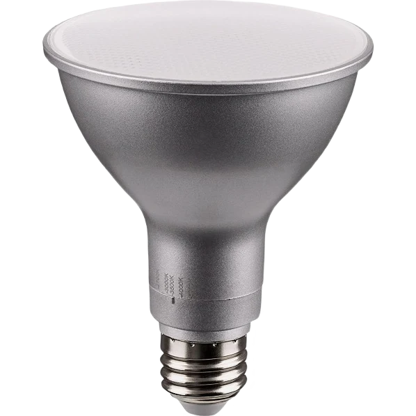 Breathable Satco 11 Watt PAR30 LED 5CCT-Selectable Long Neck Floodlight Bulb Advanced
