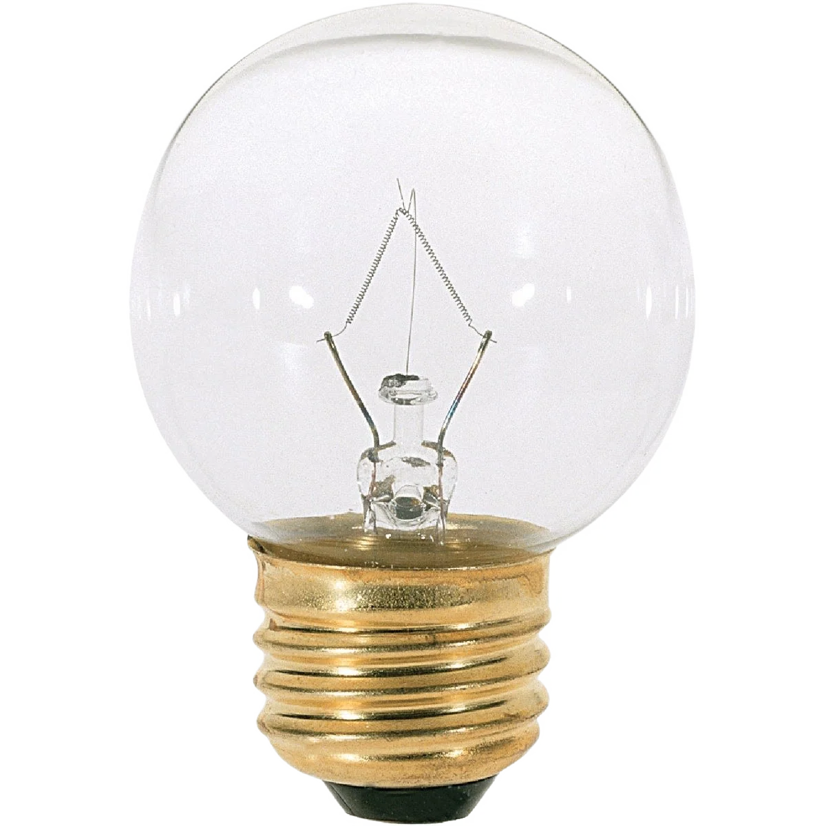 Long-Lasting Satco 25 Watt G16.5 Medium Incandescent Clear Globe Light Bulb Top-Quality