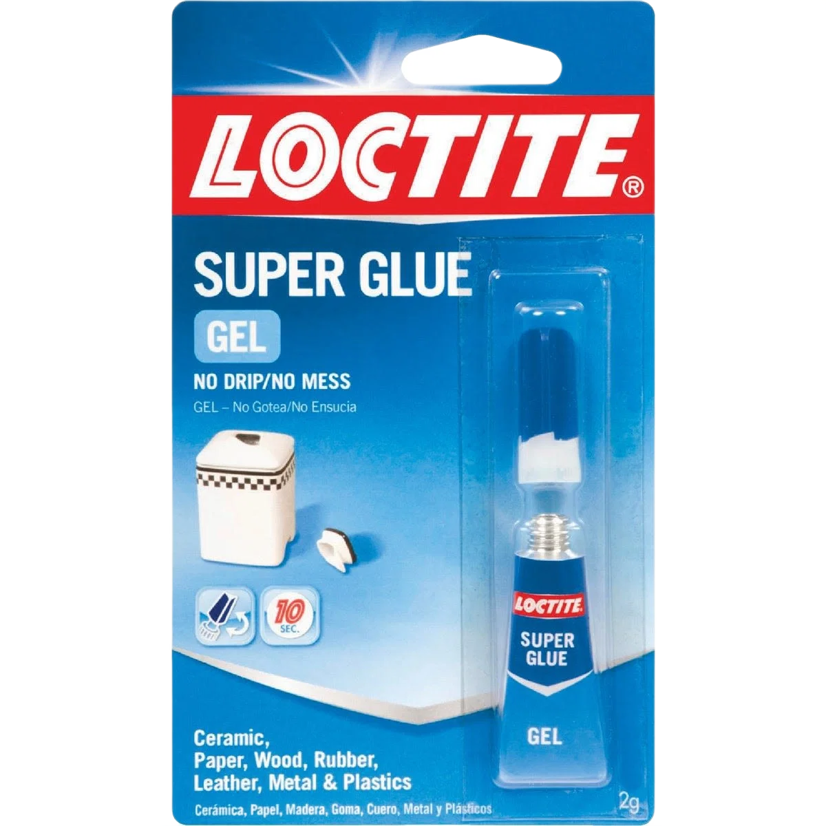 Classic Loctite Super Glue Gel 0.07 oz. Enhanced