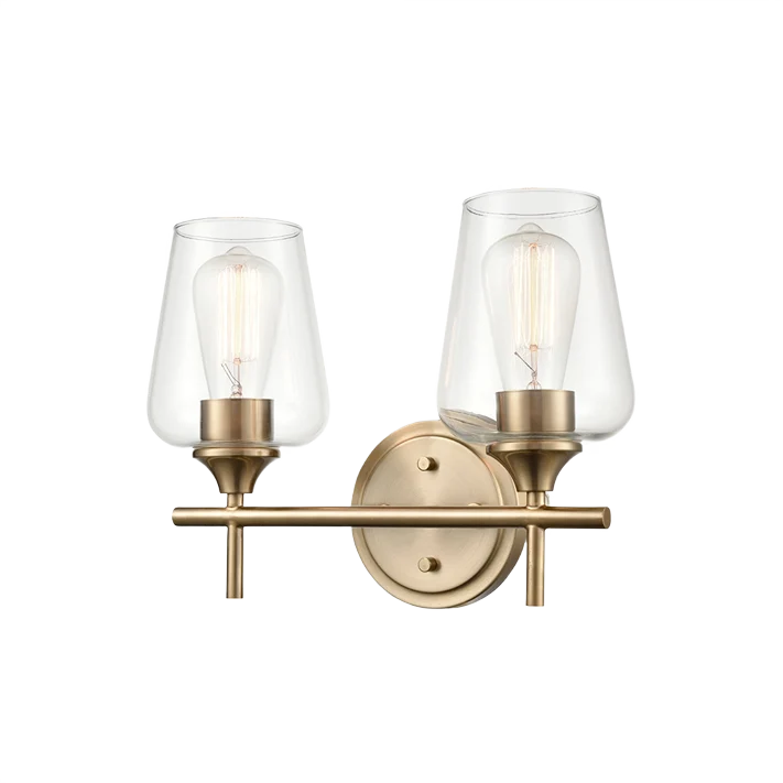 Eco-Friendly Millennium Lighting Ashford Modern Gold Two Light Vanity Comfortable