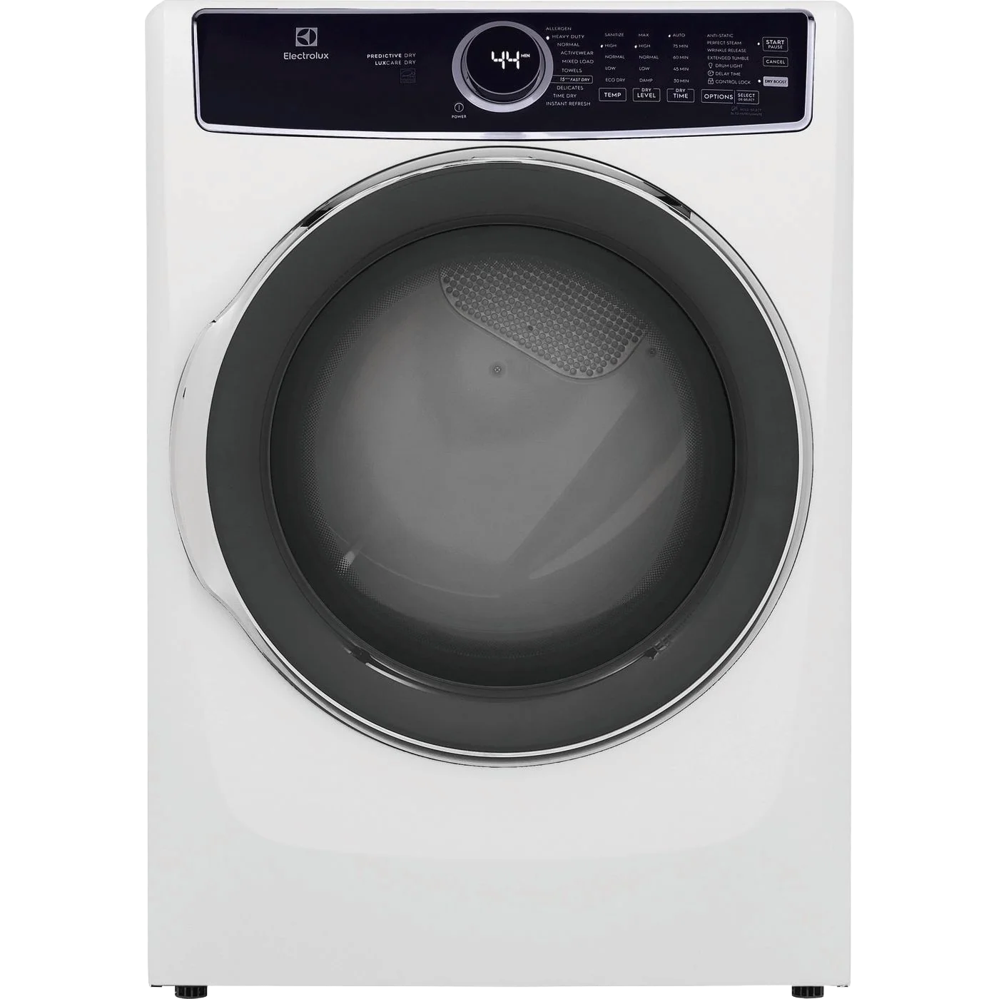 Fast Front Load Steam™ Electric Dryer with Predictive Dry™ and Instant Refresh – 8.0 Cu. Ft. Top-Quality