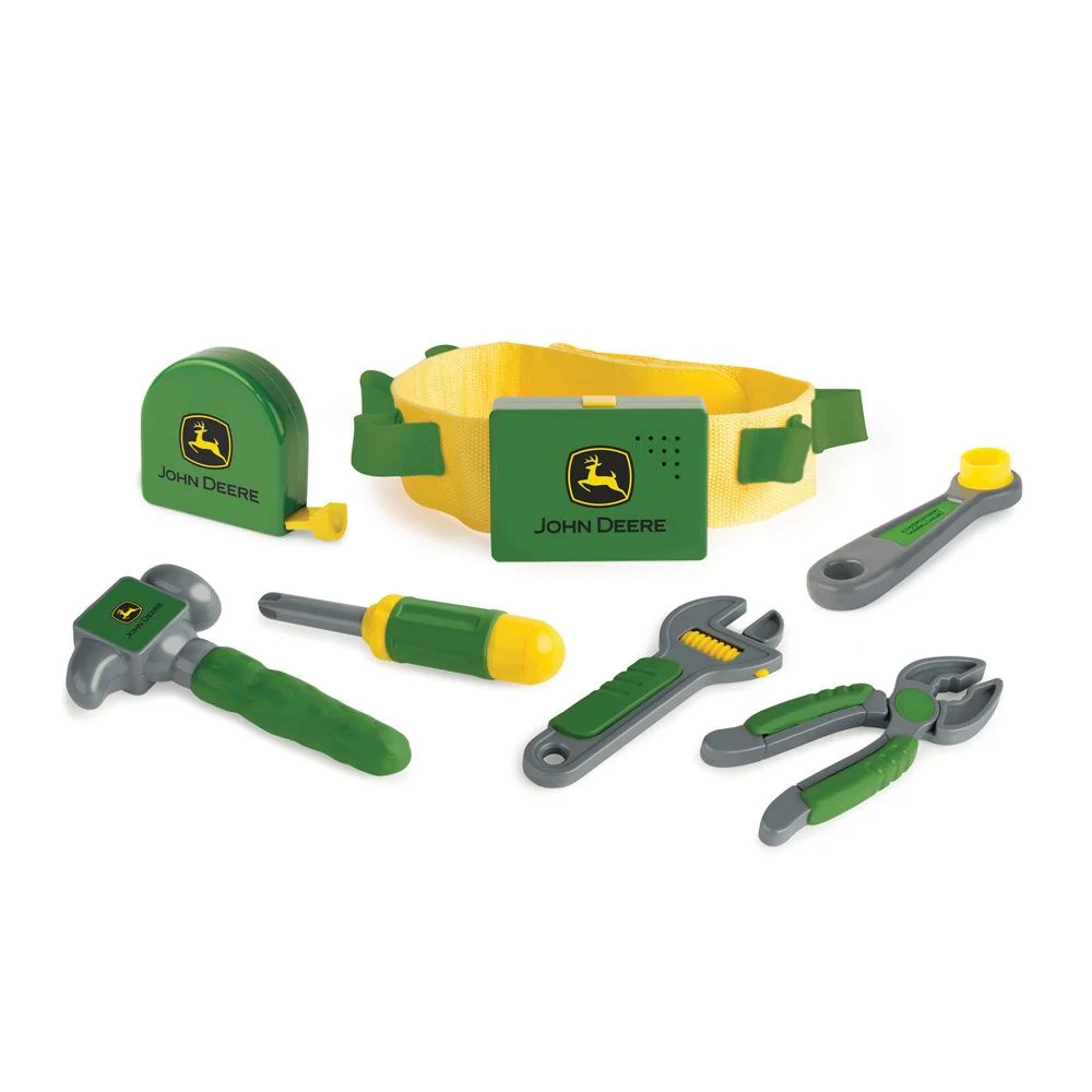 Sophisticated John Deere Deluxe Talking Toolbelt Preschool Toy Enhanced