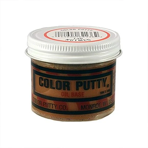 Fine Crafted Color Putty Nutmeg Oil Base Wood Filler 3.68 oz. Solid