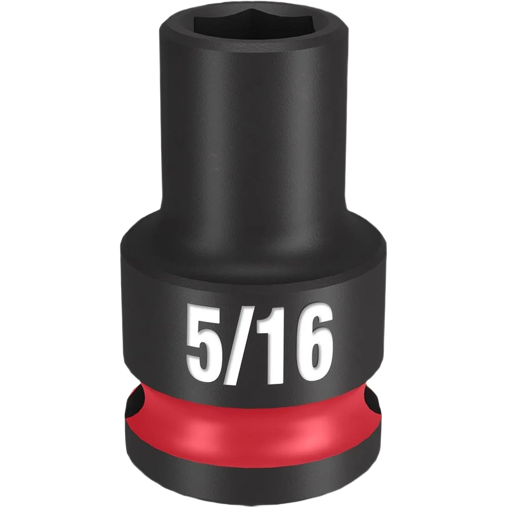 Classic Milwaukee SHOCKWAVE™ Impact Duty™ 3 8 Drive 5 16 6 Point Socket Solid