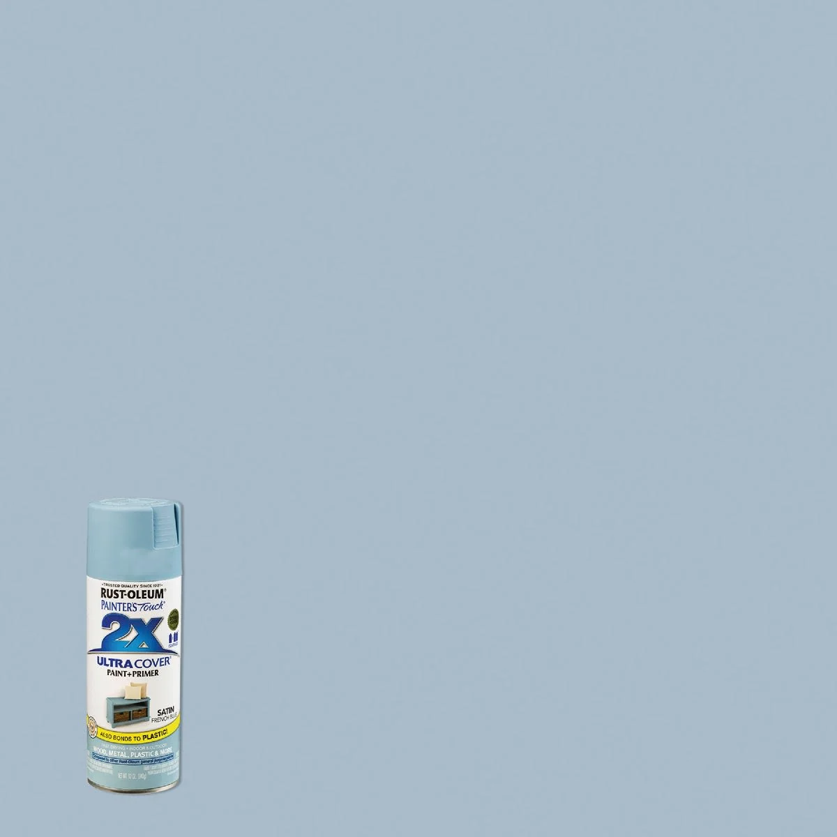 High-End Rust-Oleum Painters' Touch 2X French Blue Satin Spray Paint Primer 12 oz. Efficient