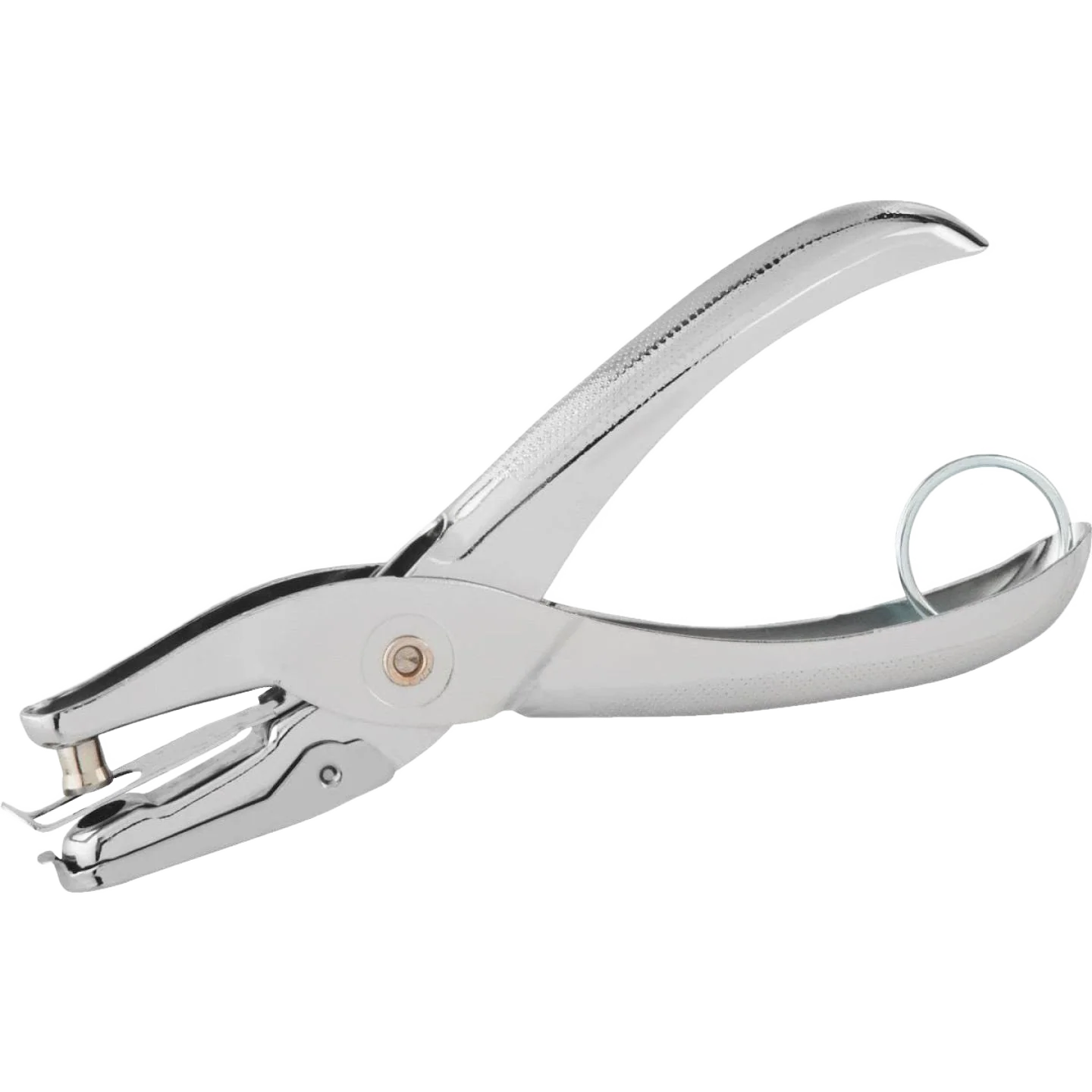 Optimized Staples Single Hole Puncher with Vinyl-Coated Grip Solid