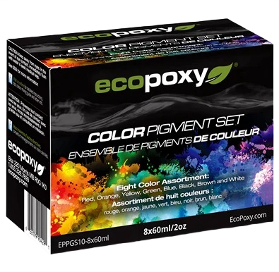 Casual EcoPoxy Liquid Color Pigment Set 8-pc 60ml Environmentally Friendly