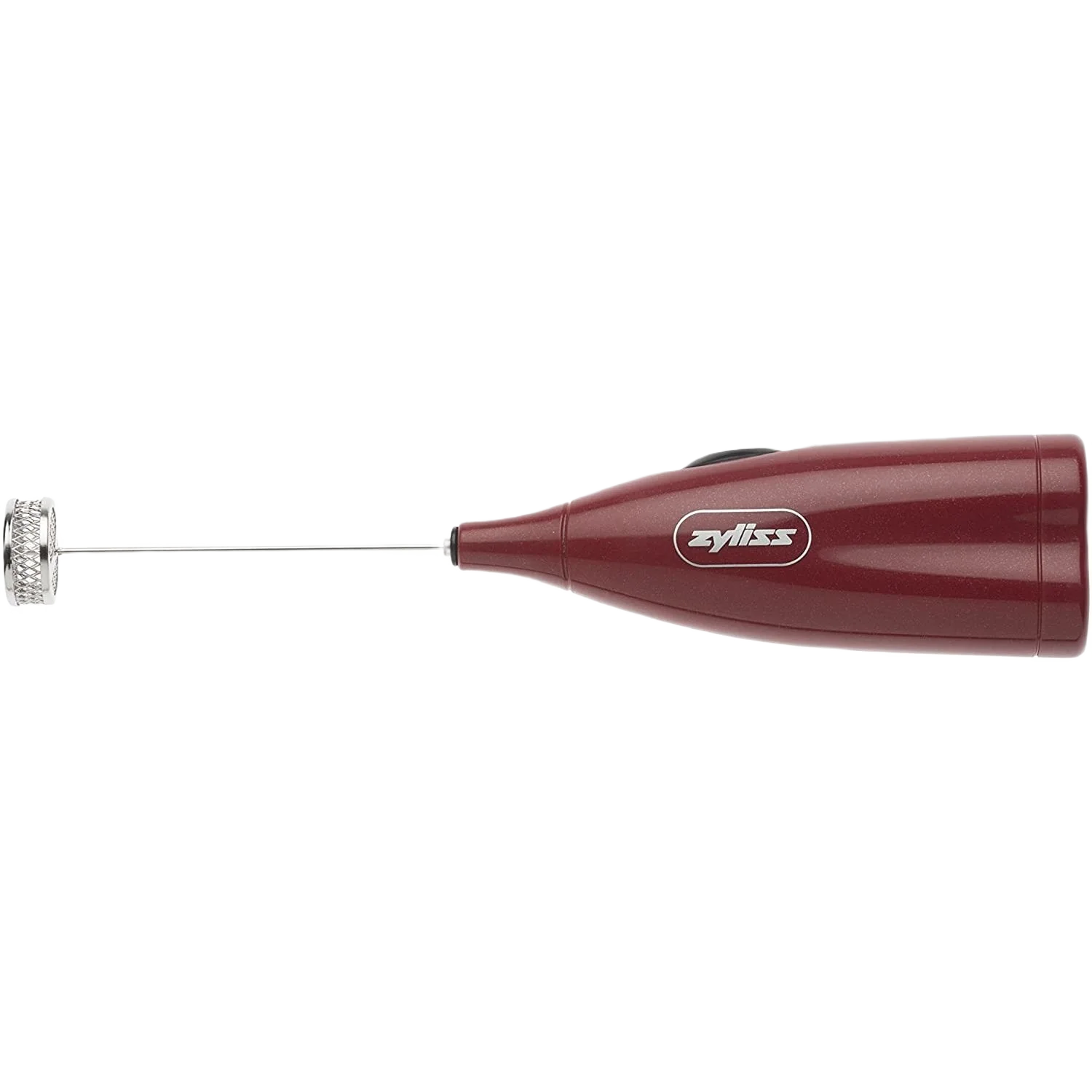 Quality Zyliss Red Handheld Electric Milk Frother Secure