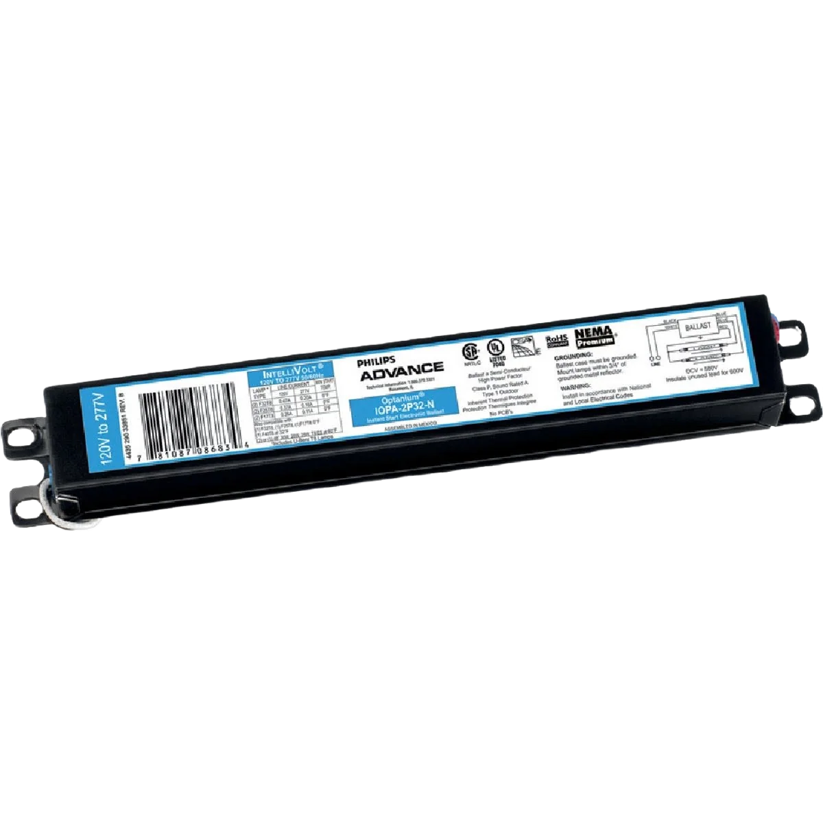 Advanced Philips Advance Instant Start 59W 120V 277V Electronic Ballast Trendy