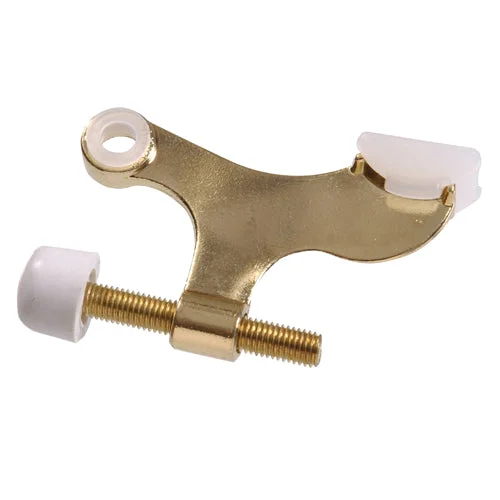 Next-Generation Hardware Essentials Brass Hinge Pin Door Stop for Solid and Hollow Doors Practical