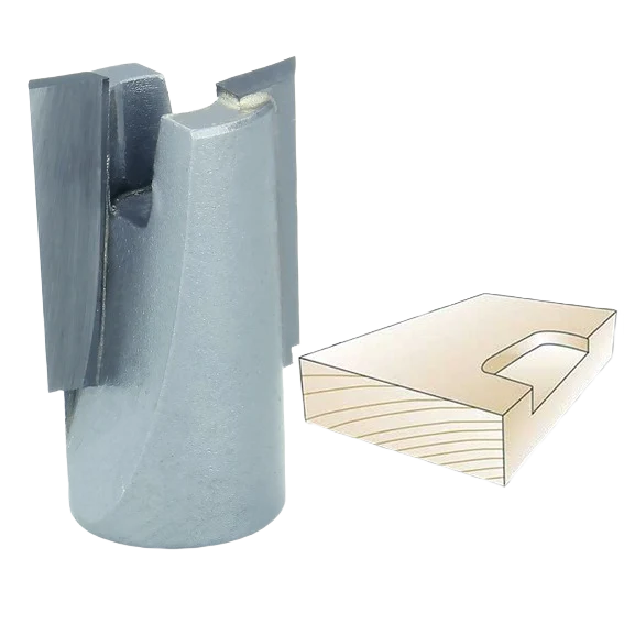 Eco-Friendly Whiteside Screw Type Helix Mortise Cutter w Downshear 17 32 in. CD Reliable