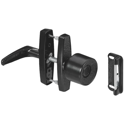Fashionable National Hardware Black Knob Latch Contemporary