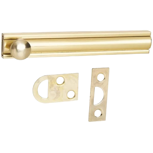 Recyclable National Hardware Gallery Series 4 Polished Brass Door Surface Bolt Functional