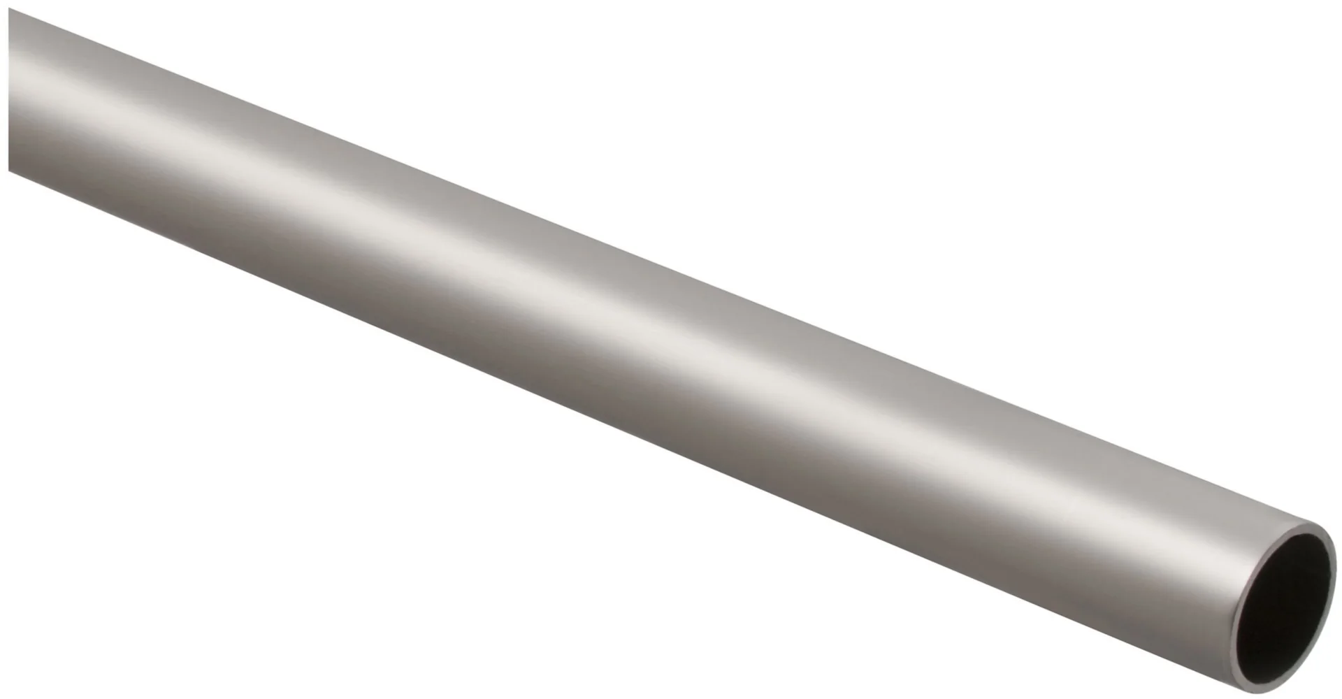Stylish National Hardware 6 Ft. Satin Nickel Closet Rod Top-Quality
