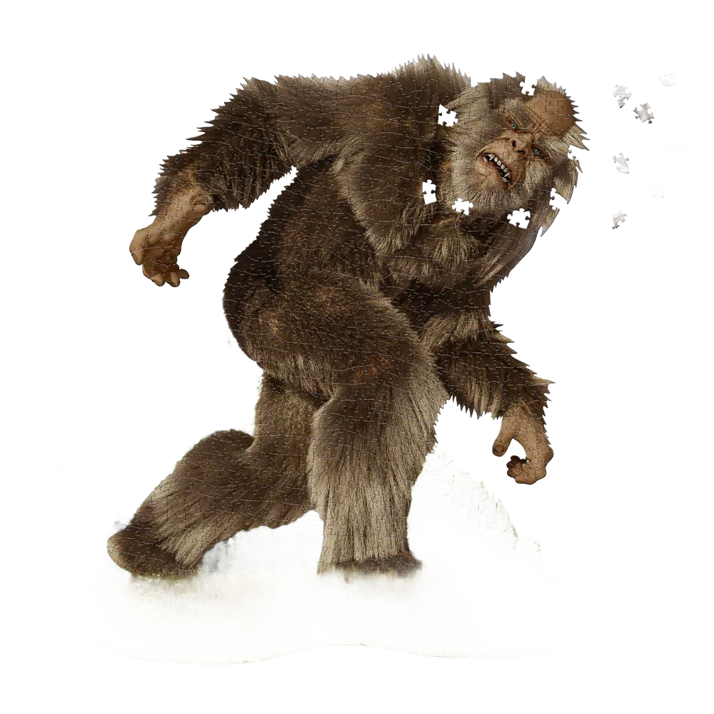 Outstanding Shaped Jigsaw Puzzle - Sasquatch - 1000pcs Classic