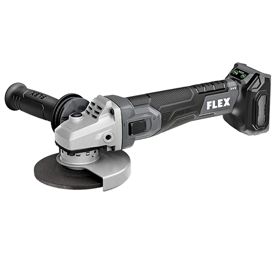 User-Friendly FLEX 24V 5 Variable Speed Angle Grinder w Side Switch Tool Only Powerful