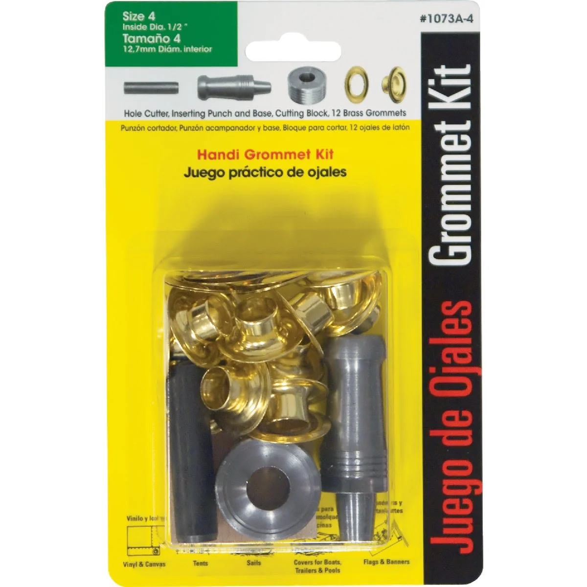 Green Lord Hodge 1 2 In. Brass Grommet Kit Solid