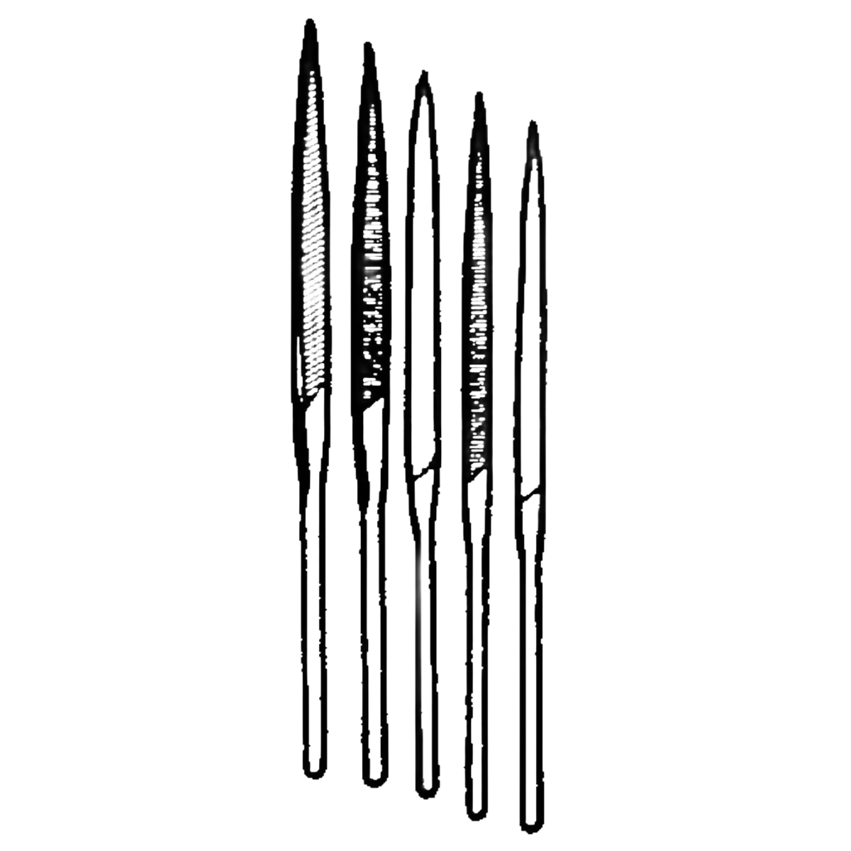 Flexible Great Neck 6-Piece Precision File Set Reliable