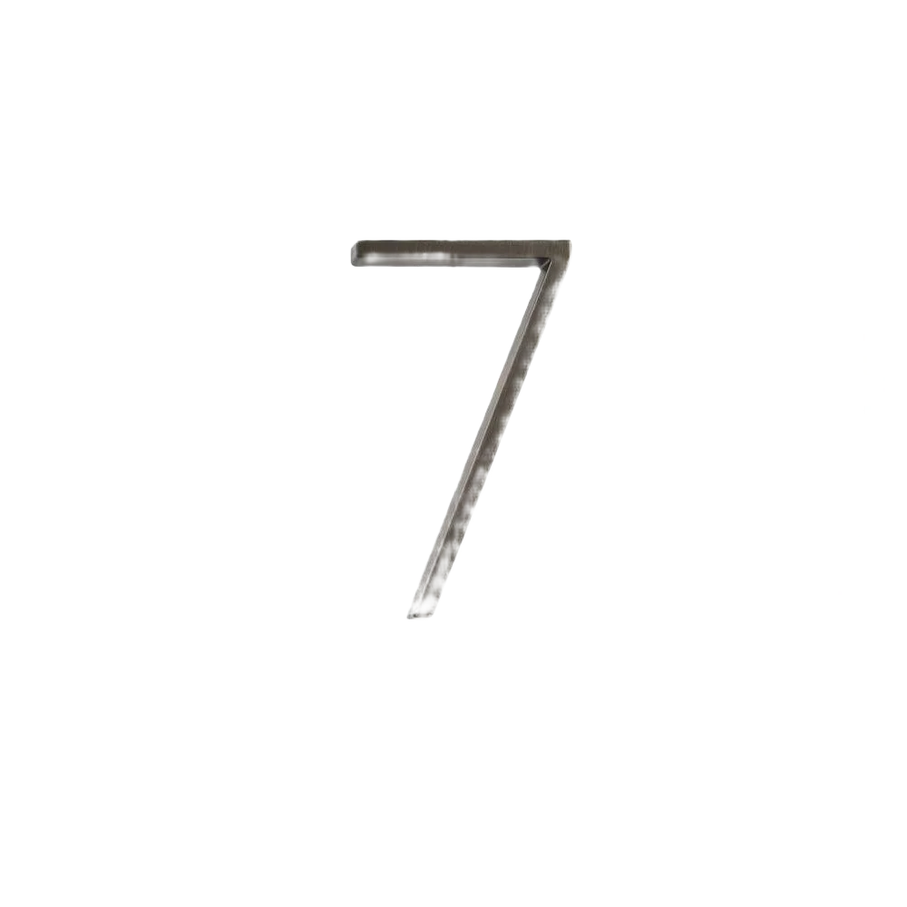 Proven Hillman Distinctions 5-In. Floating Mount Bronze House Number 7 Original Design