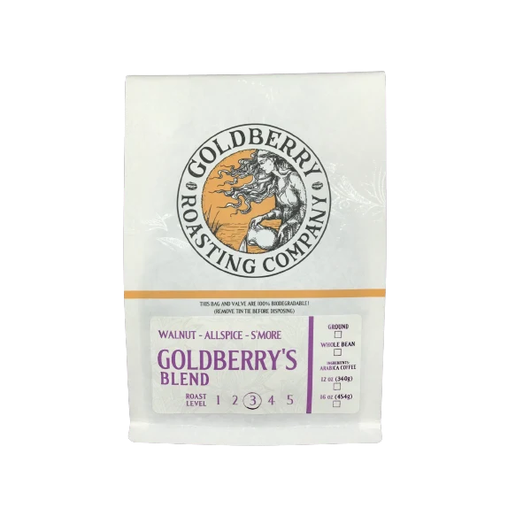 Premium Goldberry Roasting Company Goldberry's Ground Coffee 12 oz. Optimized