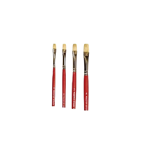 Consistent Wooster 1 Oil Brights White Bristle Artist Brush Stylish