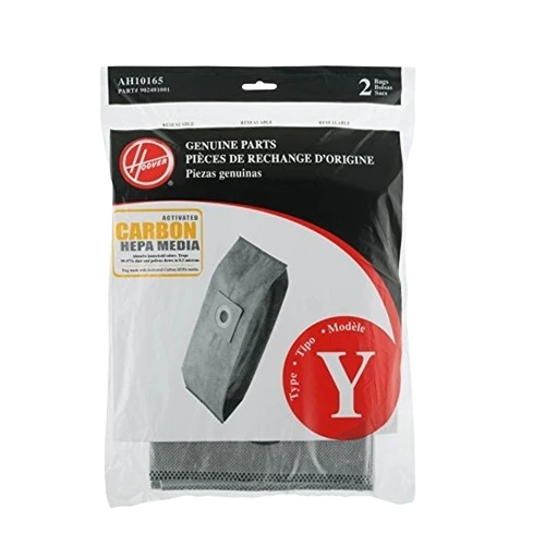 High-Grade Hoover Type Y HEPA Carbon Upright Vacuum Bag 2-Pack Durable